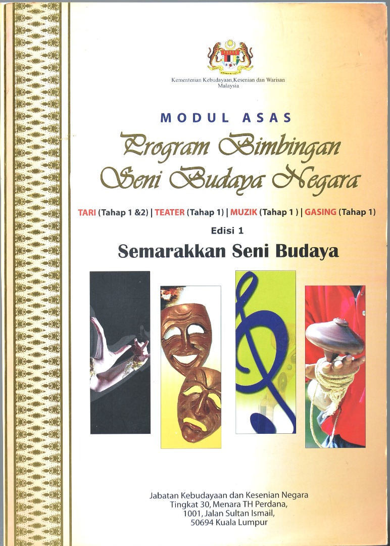 Modul Asas Program Bimbingan Seni Budaya Negara Edisi 1